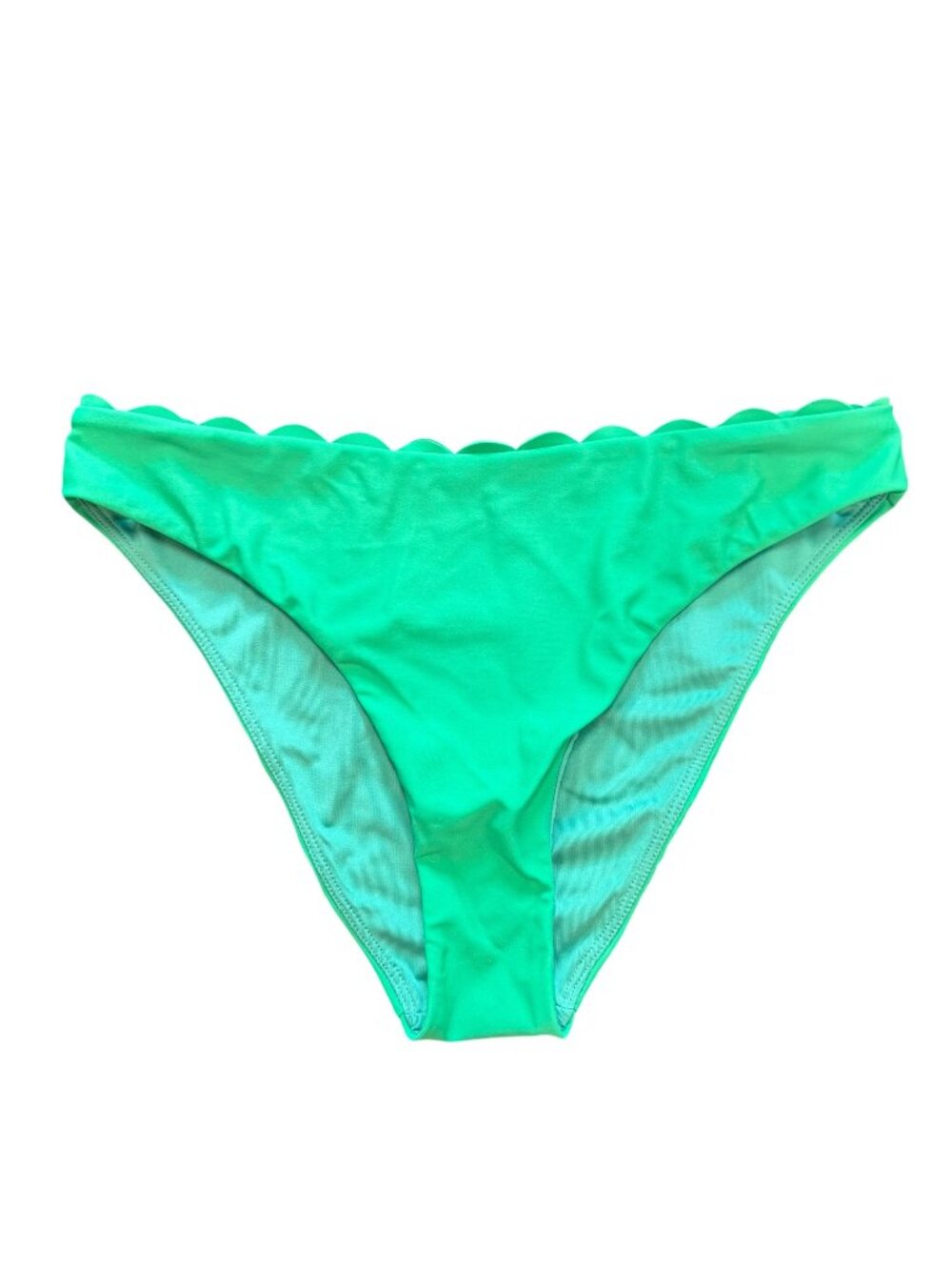 EUC Ramy Brook Amani Scalloped Bikini Bottom Green S